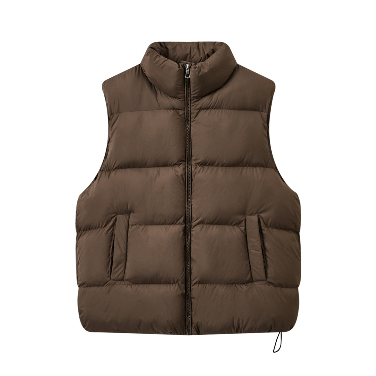 Winter Waistcoat Loose Warm Stand Collar Women's Vest