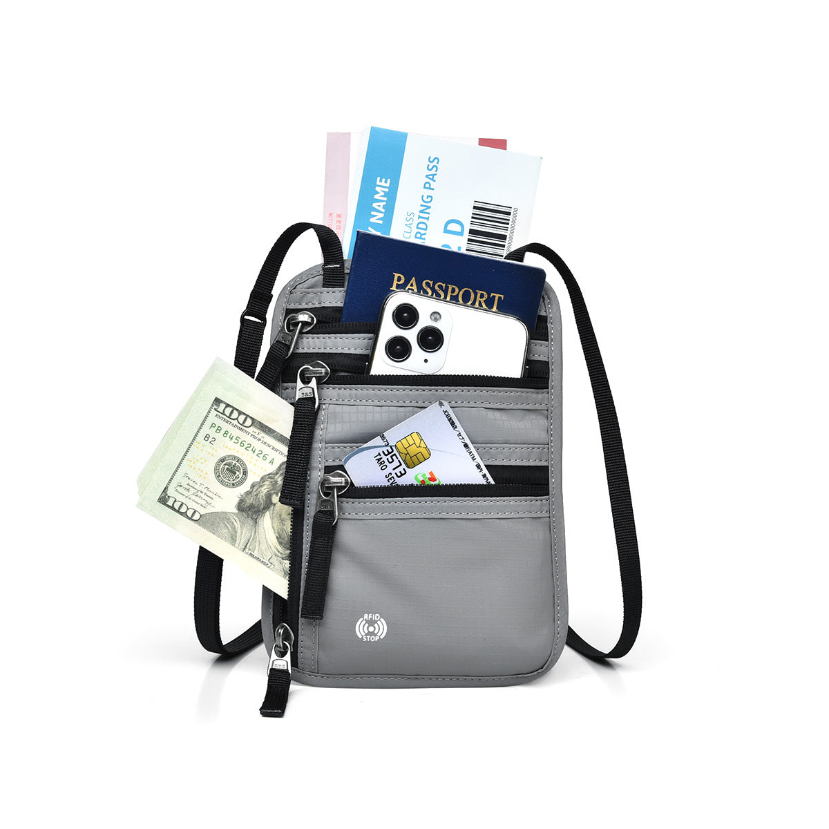 Abroad Passport Multifunctional Waterproof Document Ticket Id Package