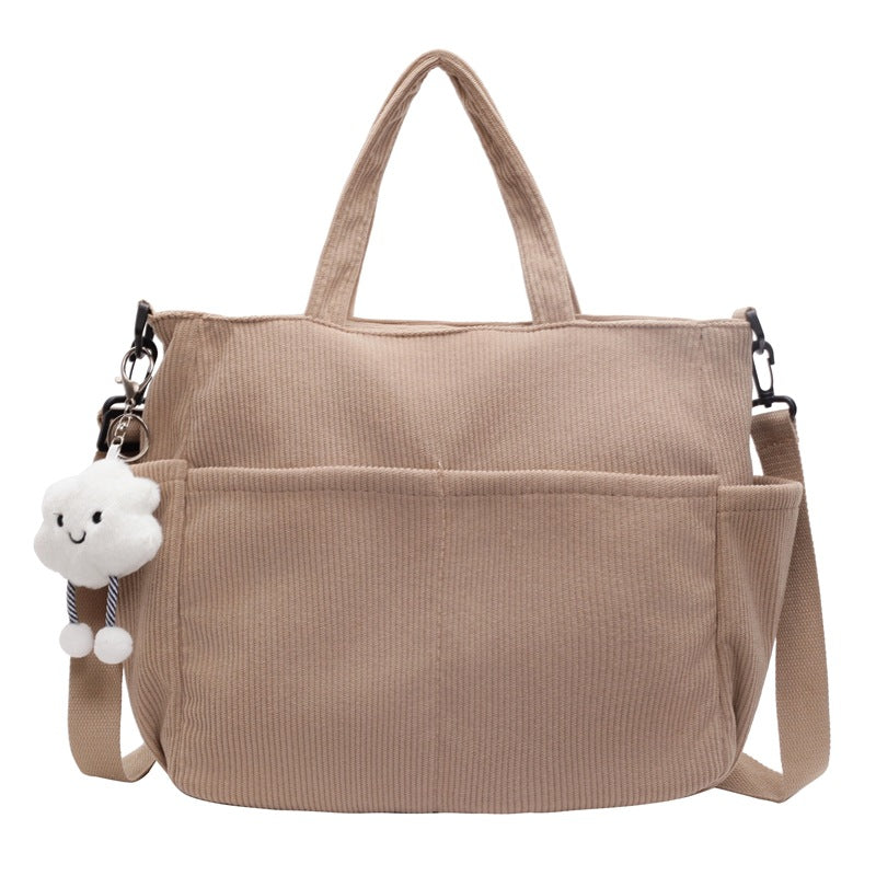 Women's Large Capacity Commuter Class Minority Cloth Bags