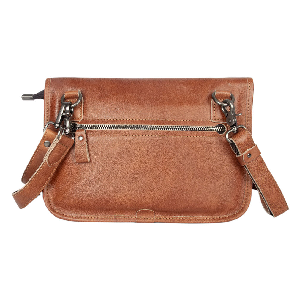 Men's Layer Cowhide Fashion Genuine Leather Trendy Men's Messenger Bags