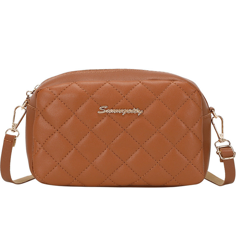 Women's Fashion Embroidered Christmas Diamond Stylish Crossbody Bags