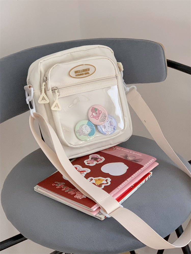 Transparent Millet Cartoon Pouch Tide Comic Crossbody Bags