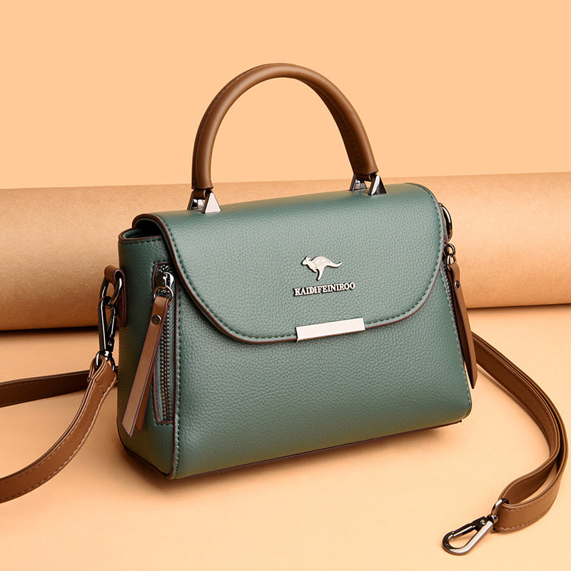 Women's Elegant Female Fashion Color Contrast Shoulder Bags