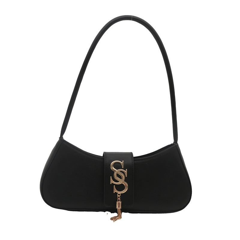 Women's Simple Autumn Western Style Leisure Commuter Shoulder Bags