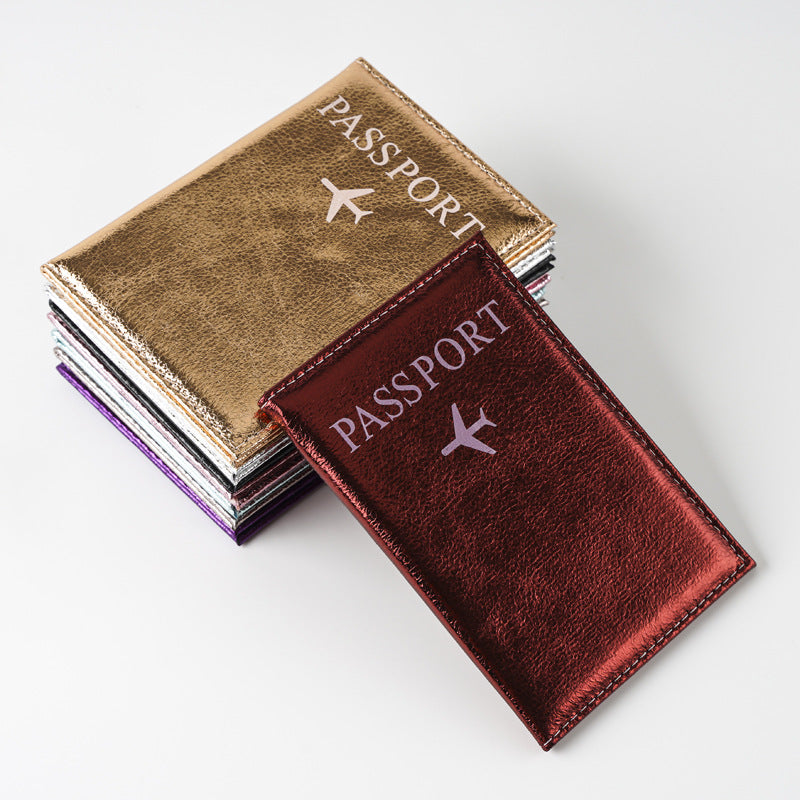 Colorful Simple Elegant Passport Cover Document Card Holder