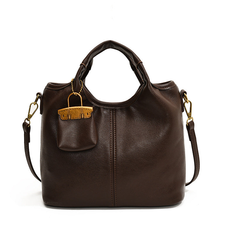 Women's Autumn Retro Fashion Minority Simple High-grade Tote Bags