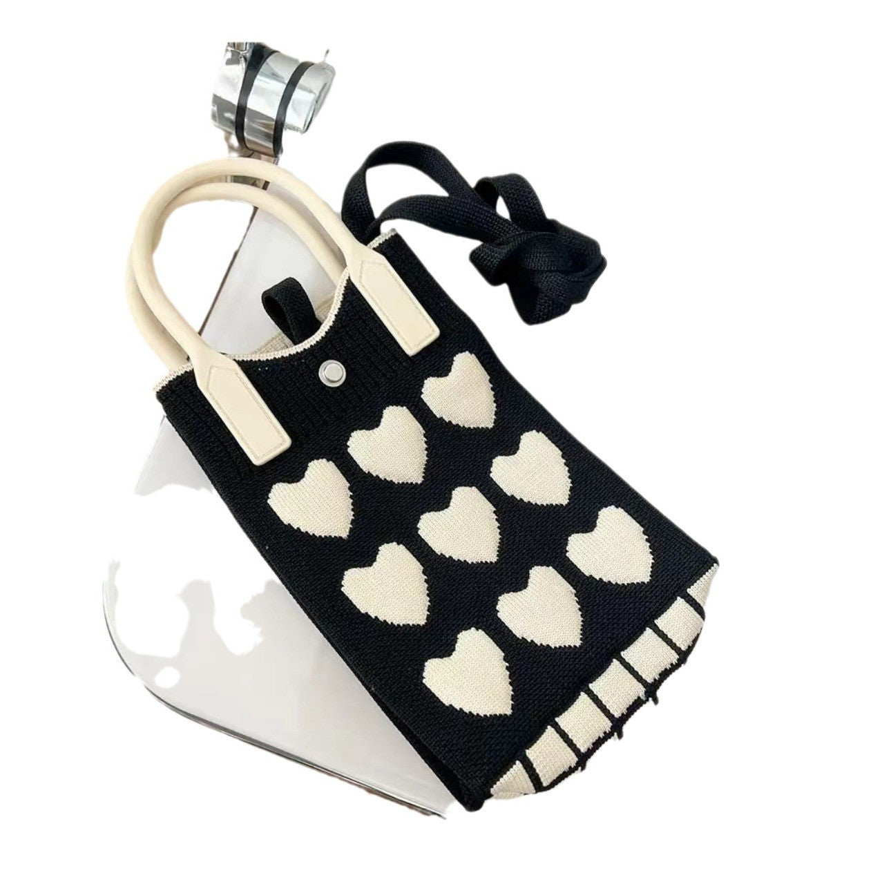 Women's Cat Mini Cute Lightweight Four Knitted Shoulder Bags
