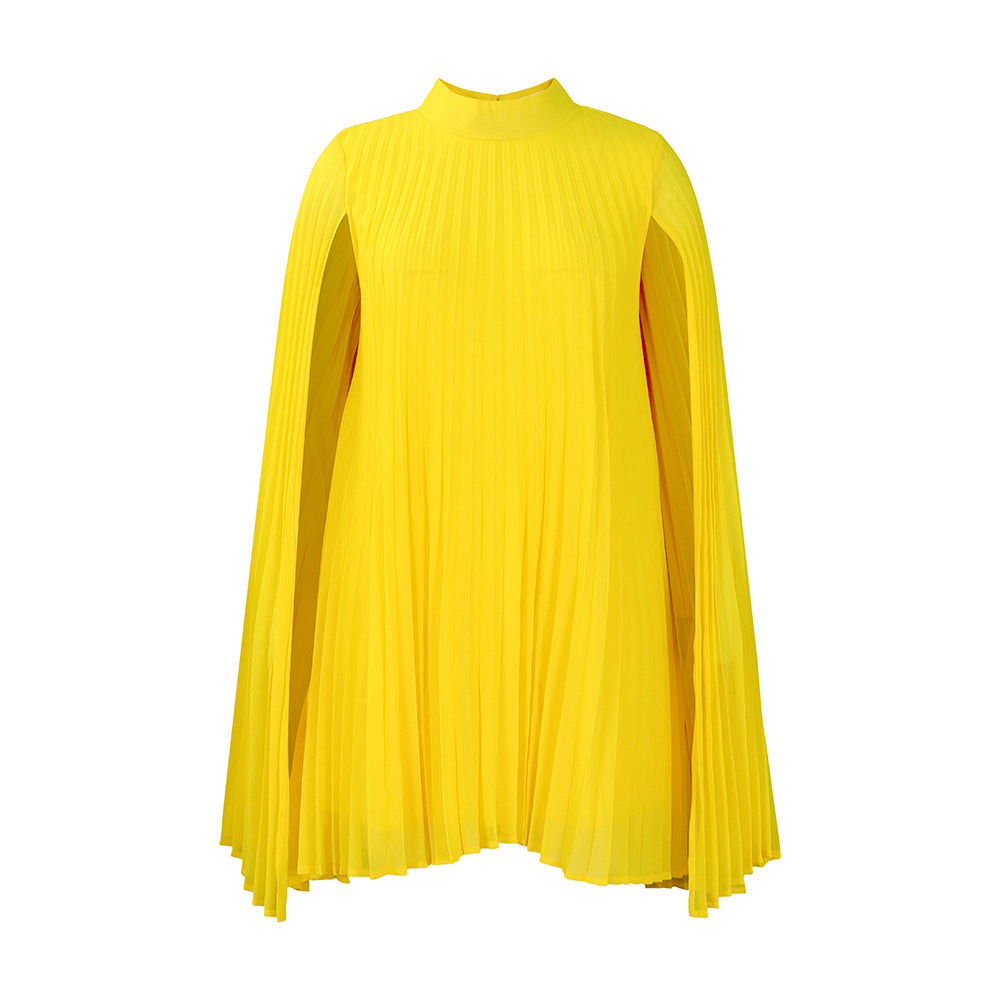 Women's Fashionable Chiffon Pullover Cloak Batwing Sleeve Plus Size
