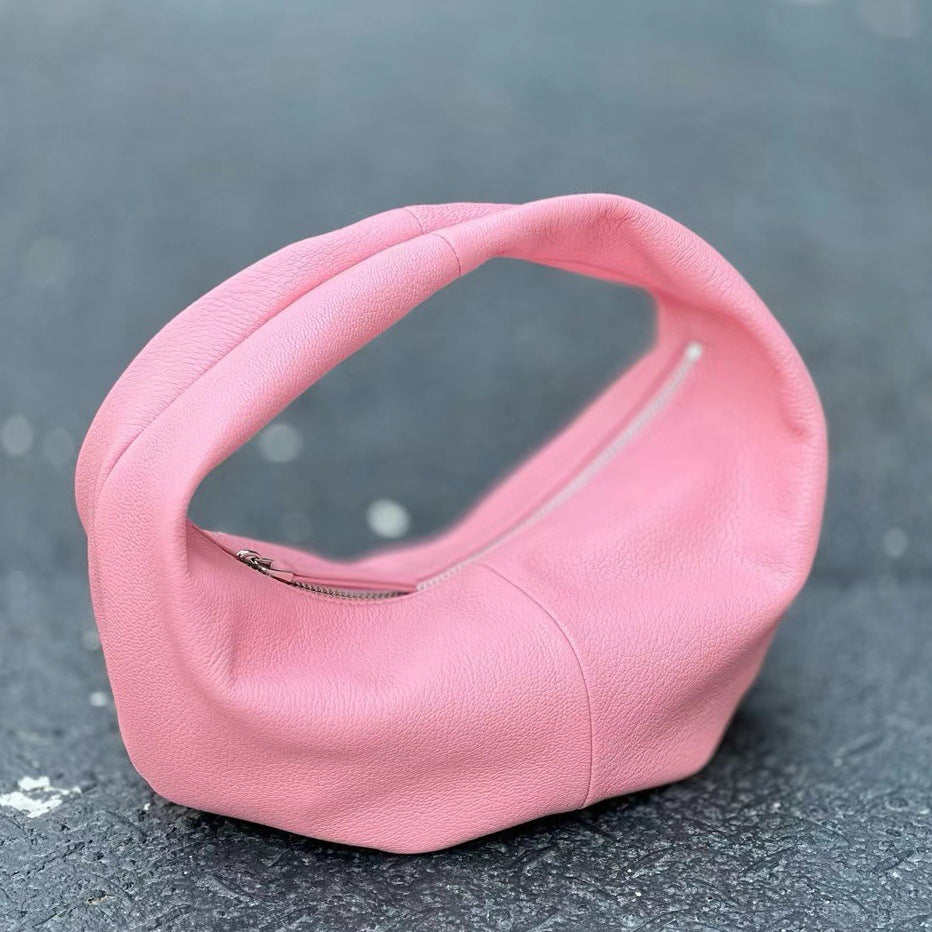 Women's Sheepskin Cloud Genuine Leather High-grade Portable Small Square Bags