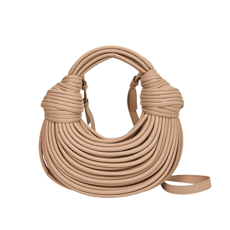 Women's Creative Noodles Niche Hand-woven Bread Underarm Arm Bags