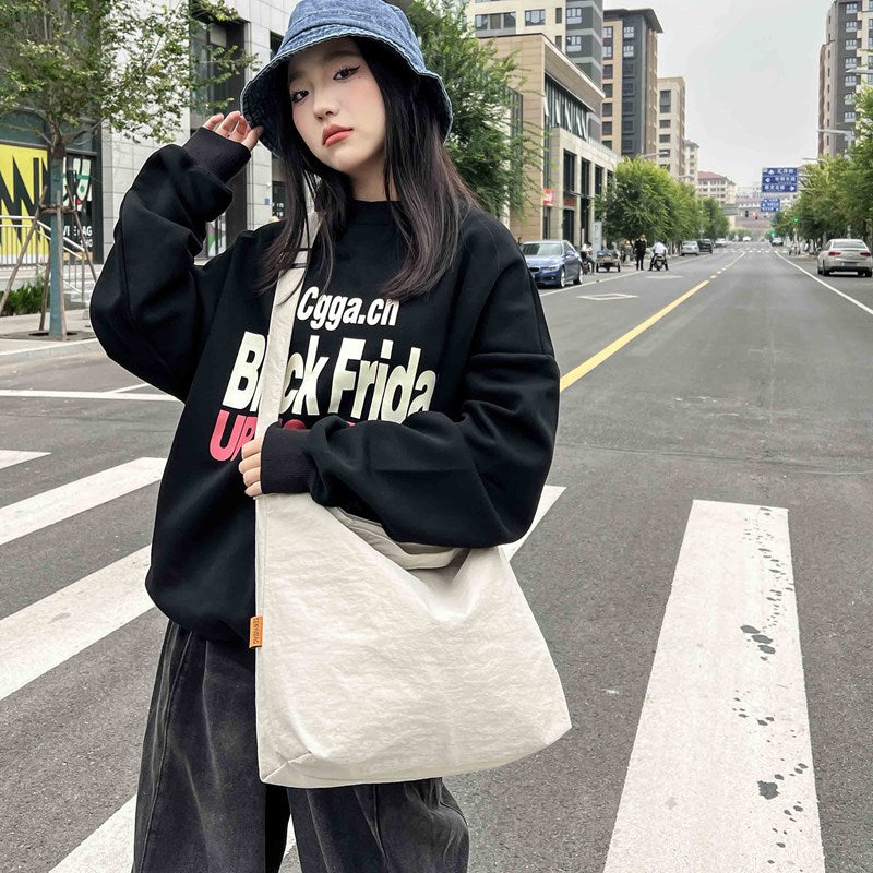 Women's Large Capacity Korean Style Commuter Portable Simple Crossbody Bags
