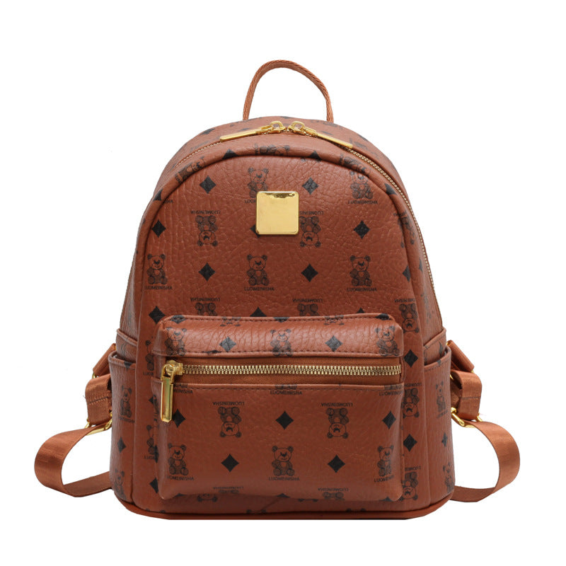 Women's Super Popular Texture Trendy Large Capacity Korean Style Little Backpacks