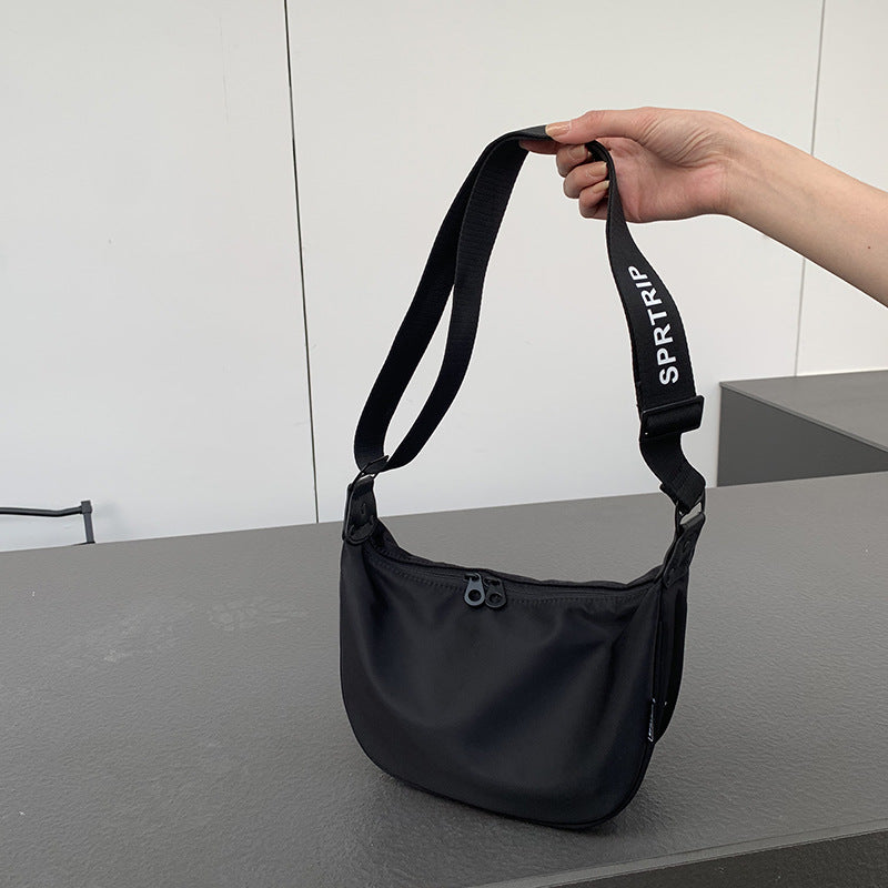 Women's Fashionable Style Simple Letter Large Capacity Crossbody Bags