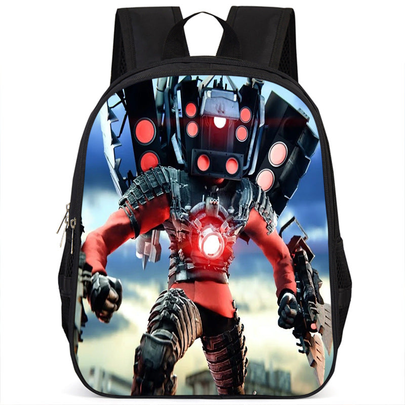 Electric Drill Red Lotus Monitor Inch Backpacks