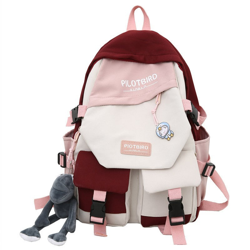 Female College Design Sense Niche Korean Style Middle School Students' Schoolbags