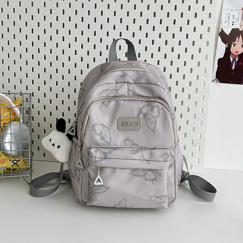 Style Butterfly Female Junior High Large Backpacks
