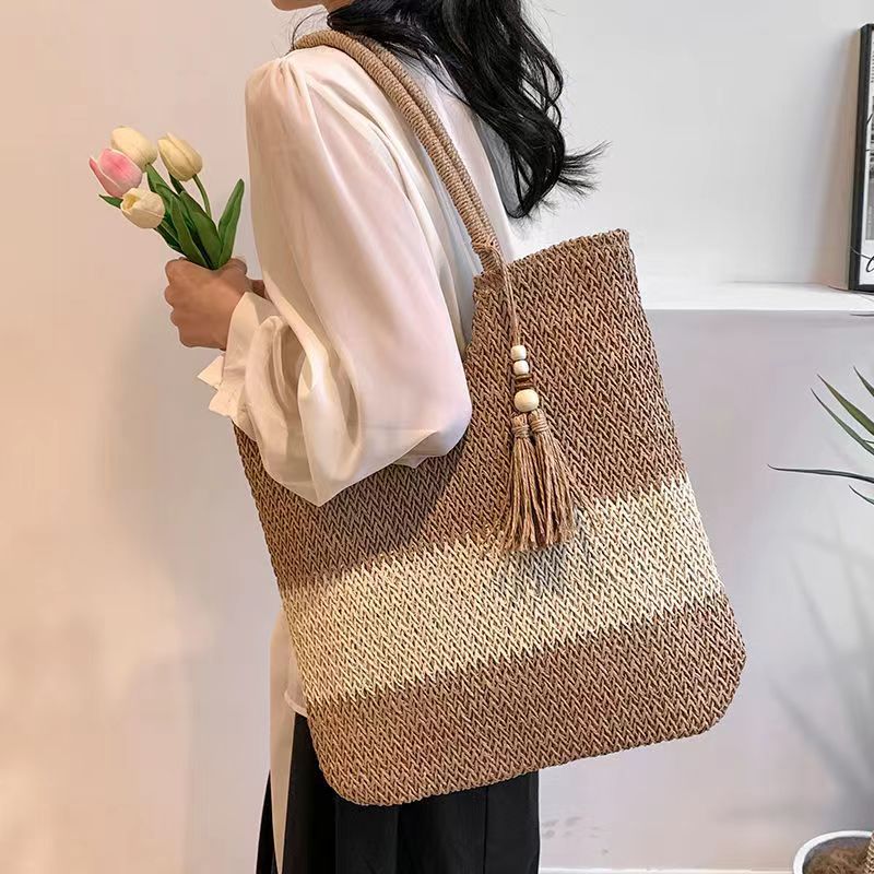 Weaving Straw Woven Summer Seaside Commuting Armpit Bags