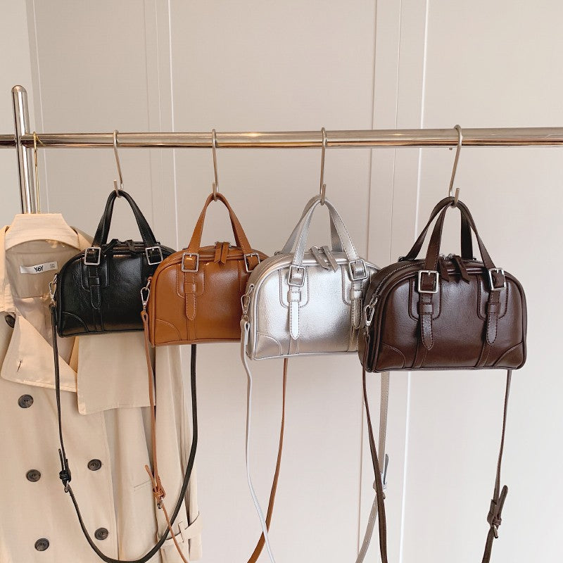 Women's Popular High-grade Autumn Retro Commuter Boston Crossbody Bags