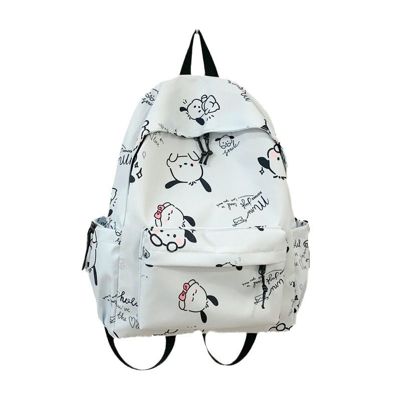 Capacity Pacha Dog Printing Junior High Backpacks