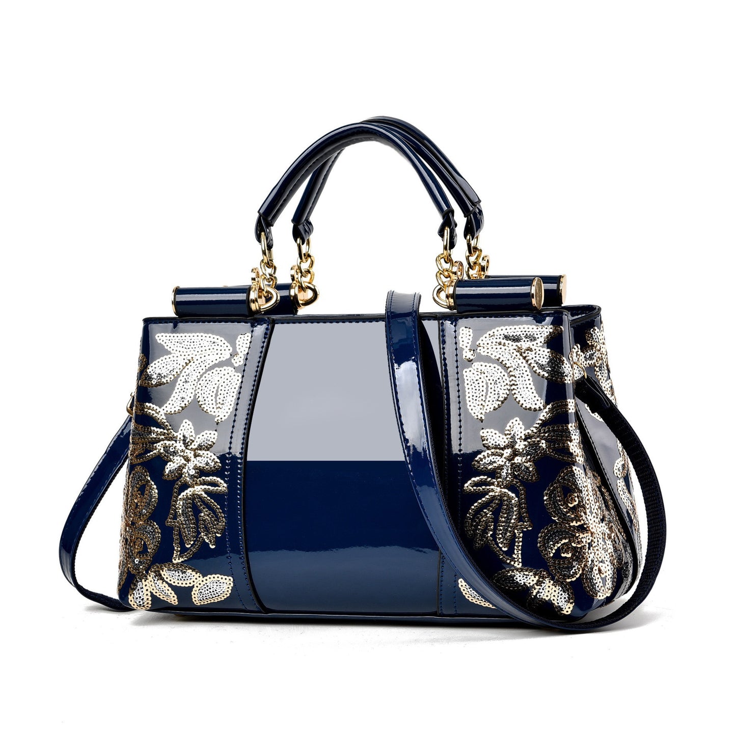 Women's Shiny Bridal Wedding Elegant Large Capacity Shoulder Bags