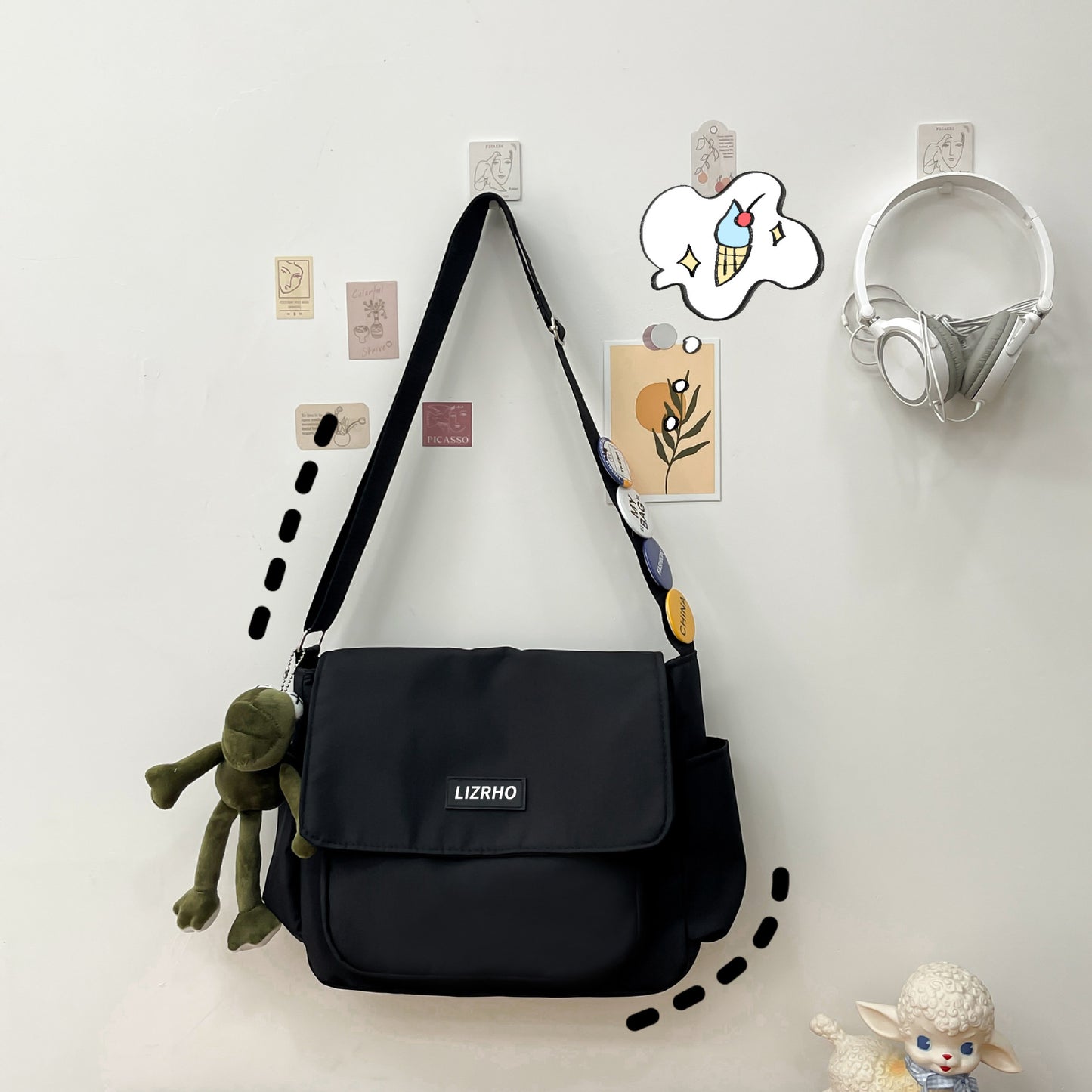 Elegant Trendy Simple Unisex Large Capacity Shoulder Bags
