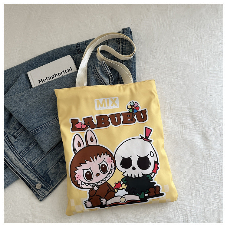 Classy Elegant Beautiful Cartoon Canvas Shopping Shoulder Bags