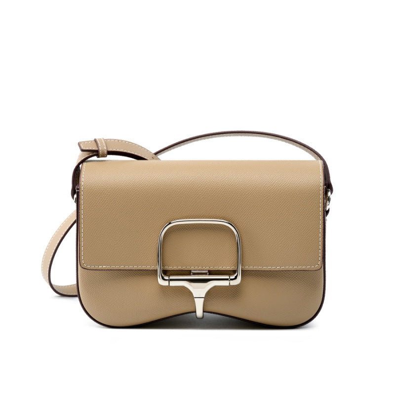 Leather Palm Print Cushion High Sense Crossbody Bags