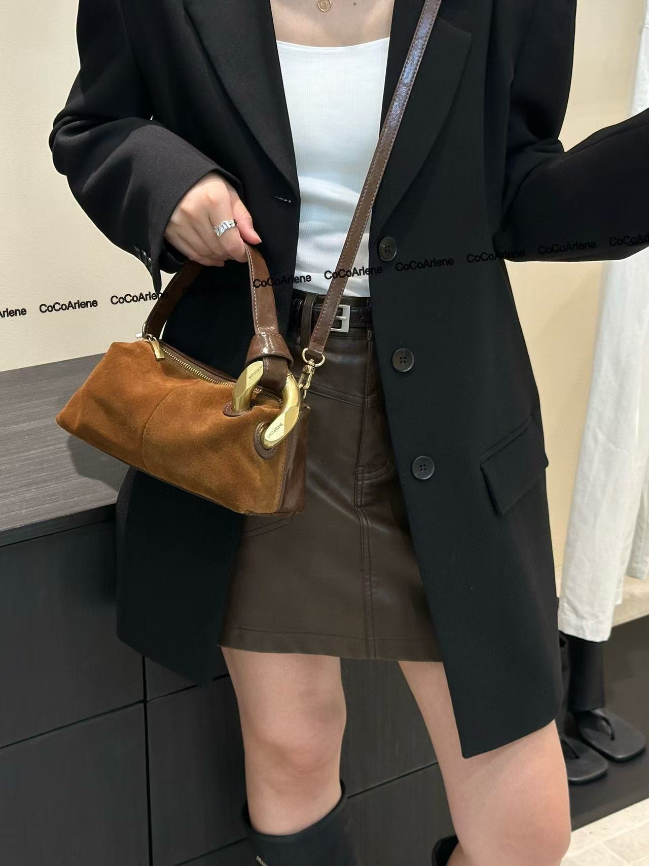 Comfortable Women's Suede Pillow Carrying Matte Bags