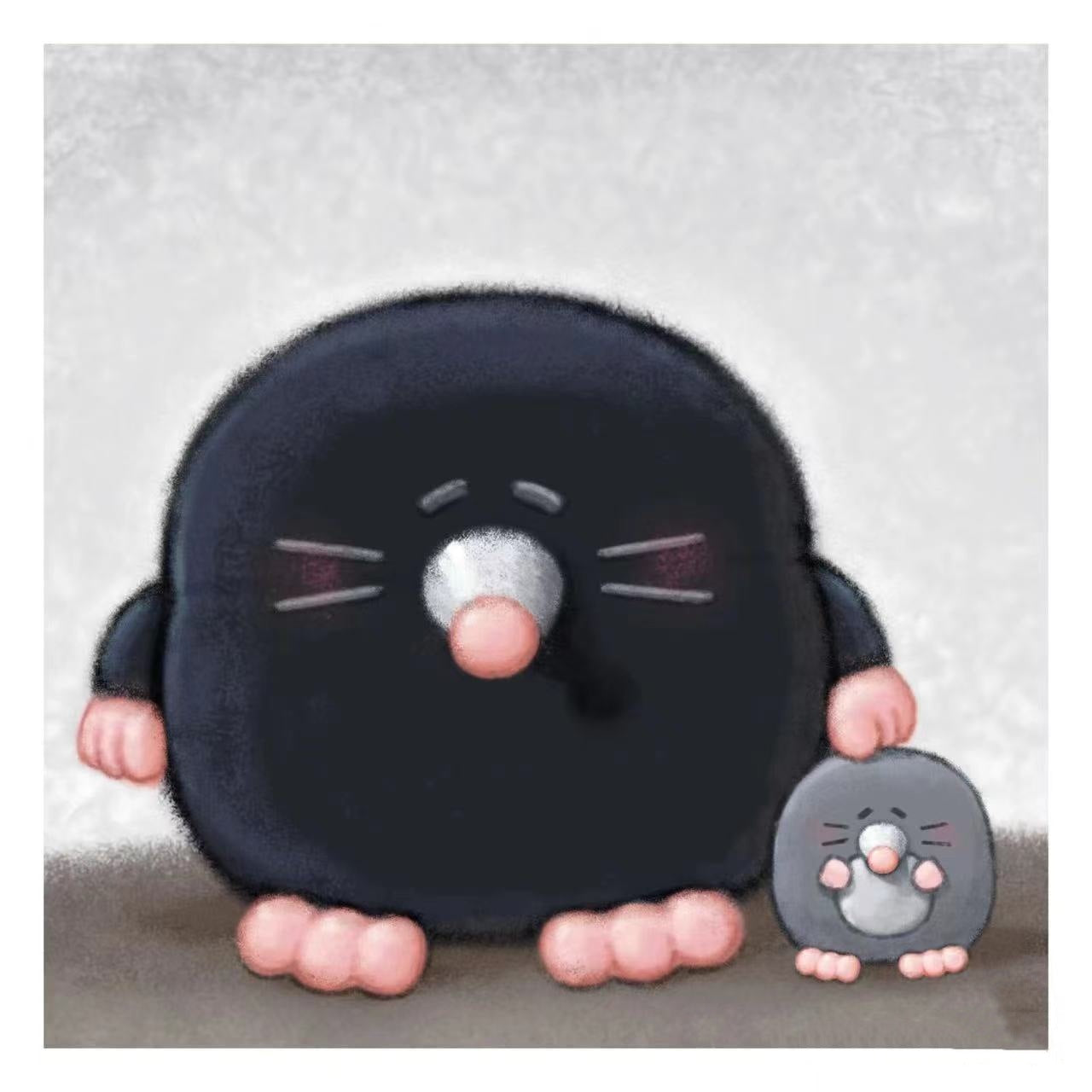 Mole Disk Couple Birthday Gift Plush Bags