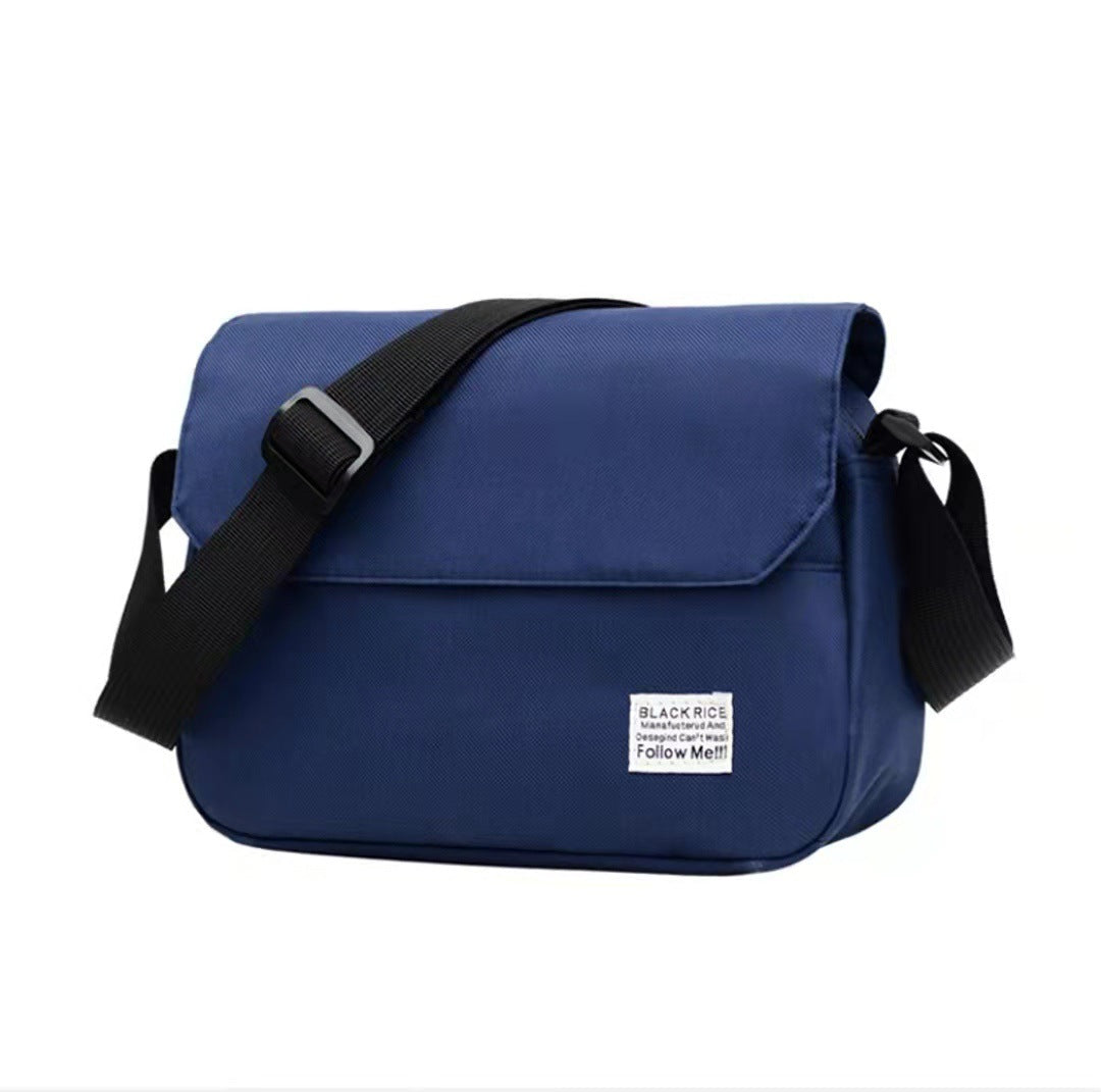 Artistic Korean Style Fashion Simple Large Men's Messenger Bags