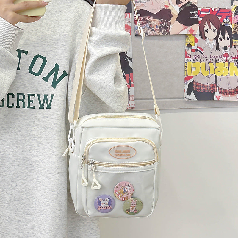 Women's Popular Cartoon Korean Style Sweet Contrast Crossbody Bags