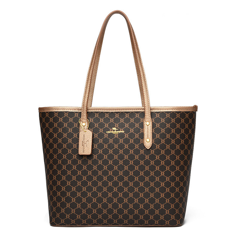 Women's Fashion Printed Large Capacity Commuter Underarm Shoulder Bags
