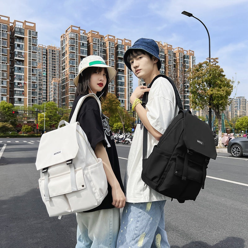 Men's Korean Style High College Trendy Flip Backpacks