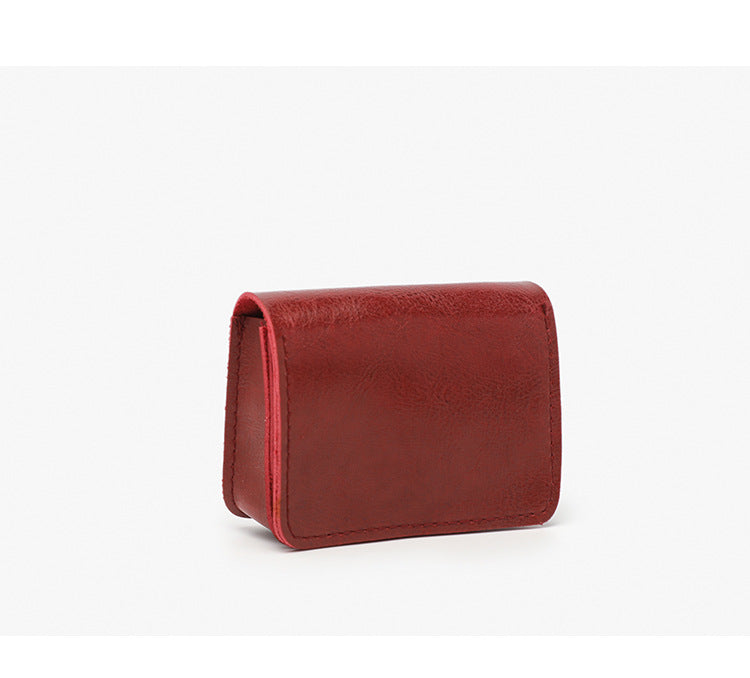 Korean Simple Earphone Data Cable Storage Card Holder