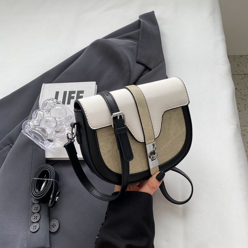 Women's French Style Trendy High-quality Saddle Fashion Shoulder Bags
