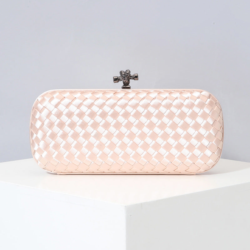 Women's Graceful Silk Hand-woven Simplicity Dinner Evening Bags