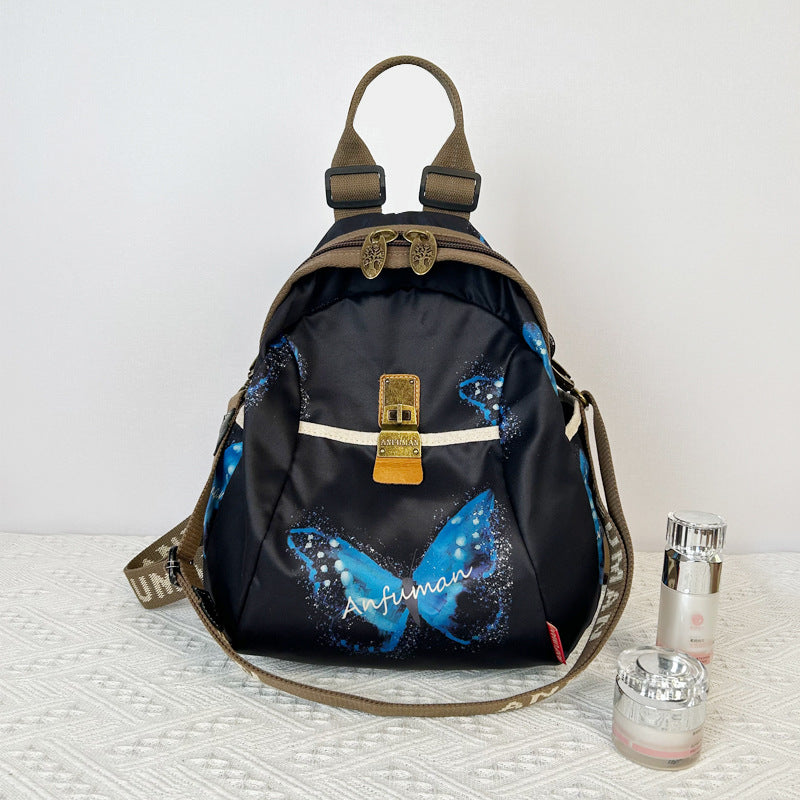 Women's Ethnic Style Waterproof Oxford Cloth Backpacks