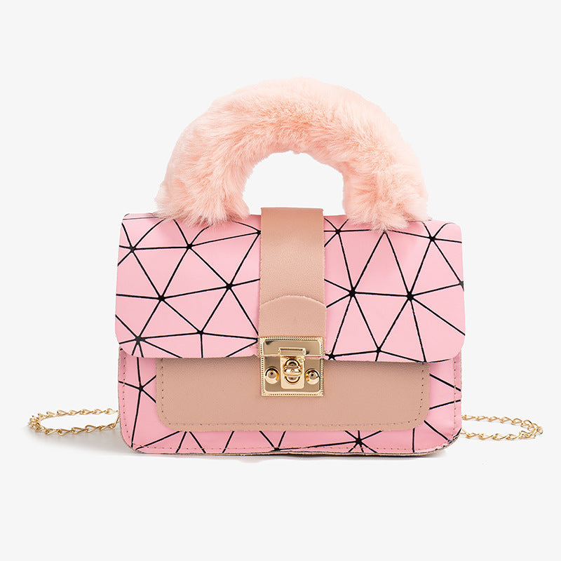 Women's Fashion Plush Good-looking Temperament Leisure Versatile Crossbody Bags