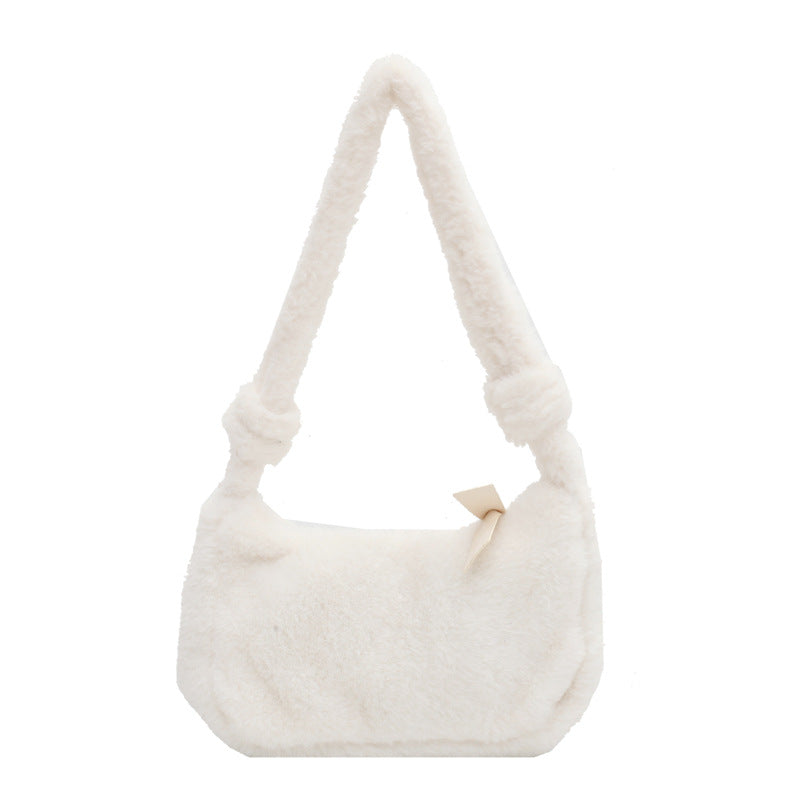 Women's Furry Popular Underarm Tide Winter Western Armpit Bags