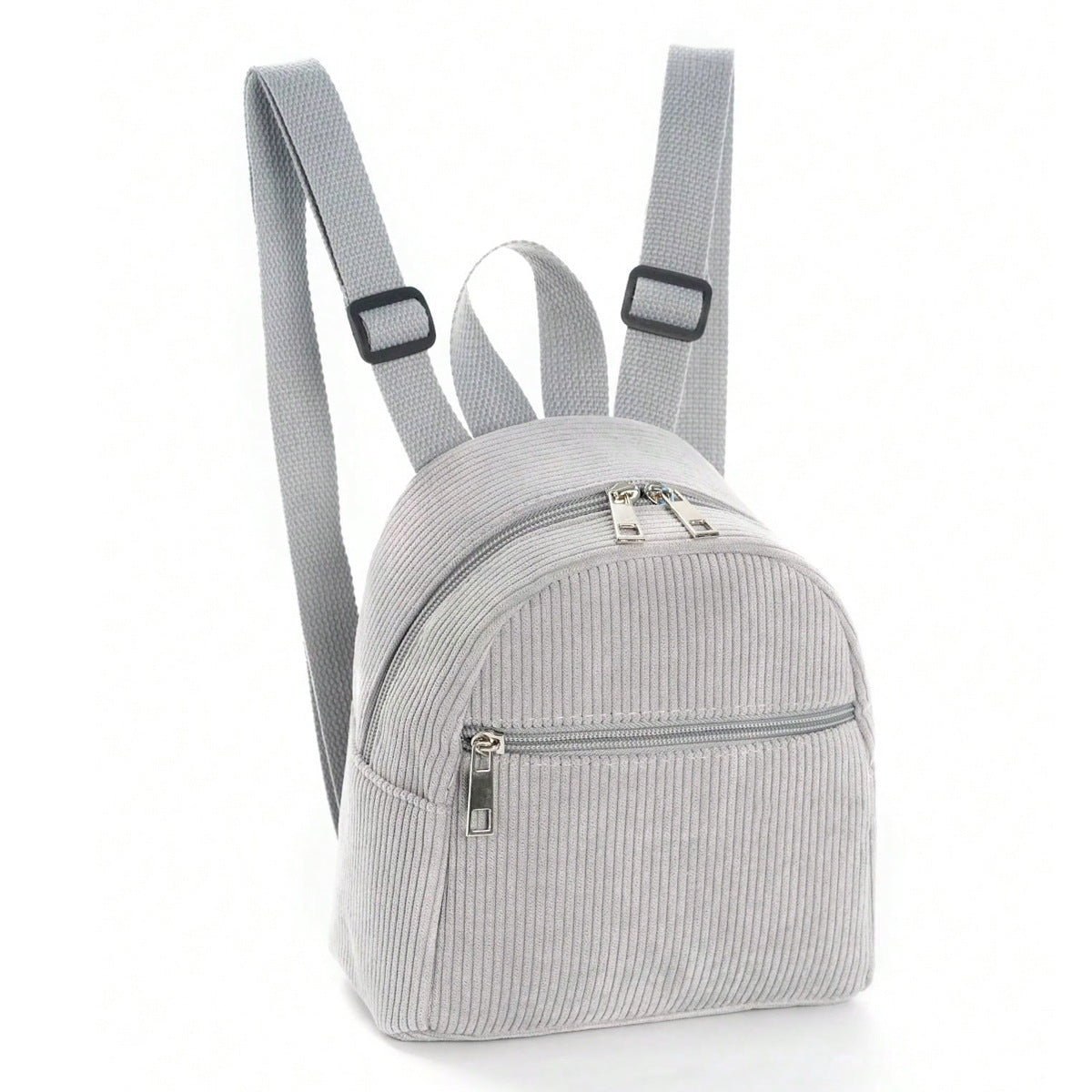 Women's & Men's & Mini Solid Color Fashion Corduroy Backpacks