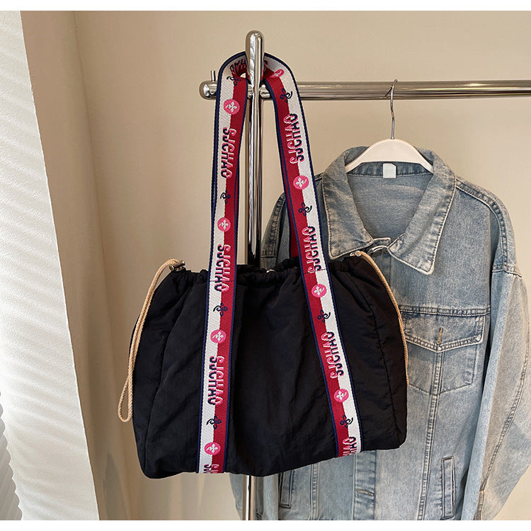 Cloth Large Capacity Totes Minority Simple Shoulder Bags