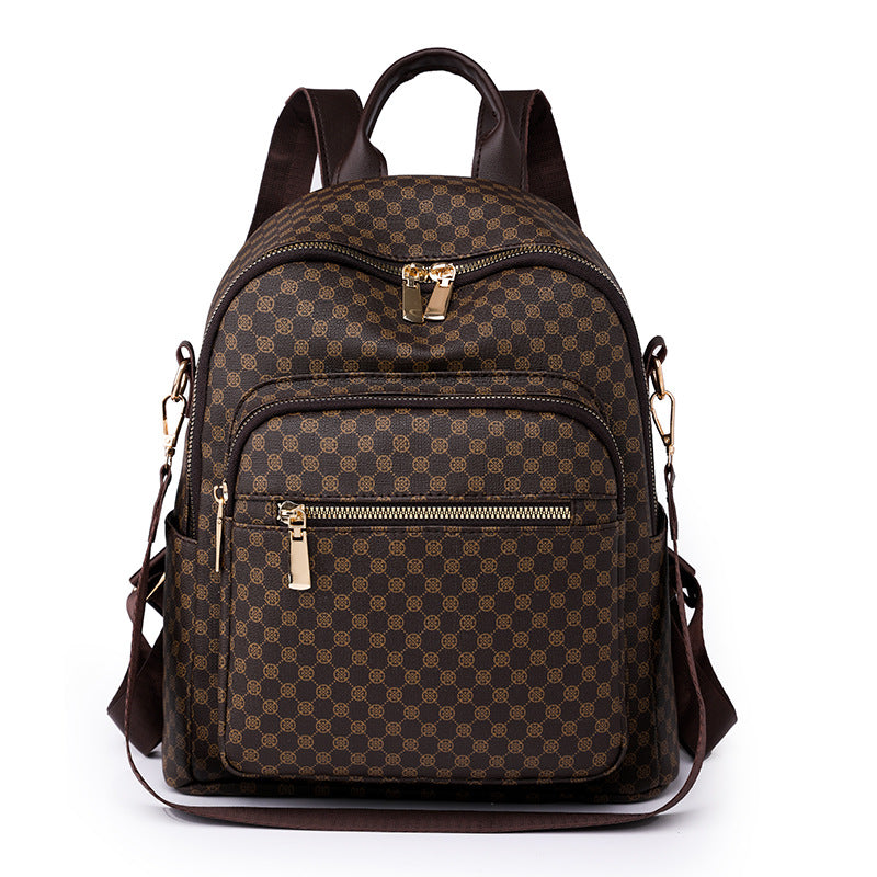 Women's Simple Fashion Large Capacity Printed Backpacks