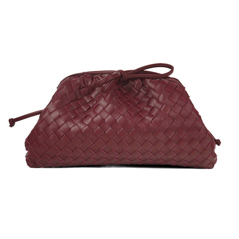 Large Cloud Woven Capacity Clip Hand Crossbody Bags