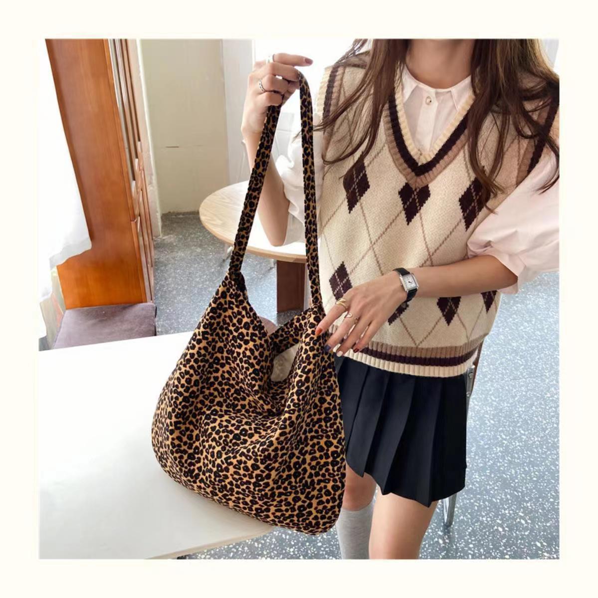Print Idle Style Single Canvas Female Shoulder Bags