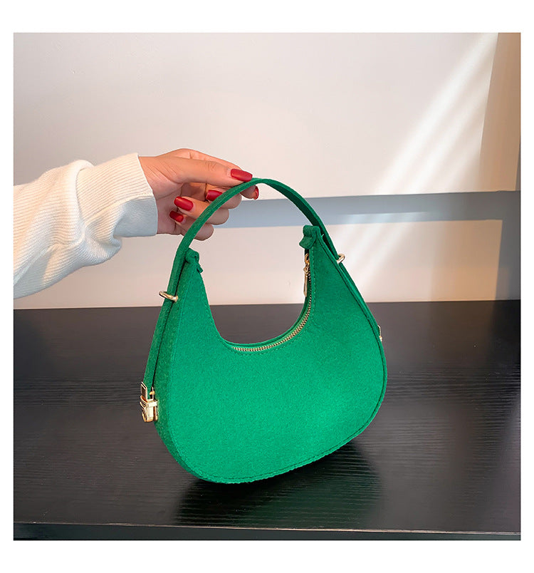 Women's Fashion Crescent Trendy Underarm Cost-effective Bags