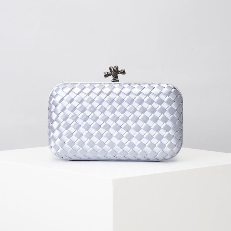 Women's Graceful Silk Hand-woven Simplicity Dinner Evening Bags