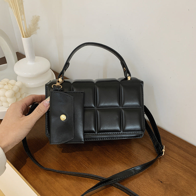 Women's Solid Color Horizontal Fashion Shopping Elegant Shoulder Bags