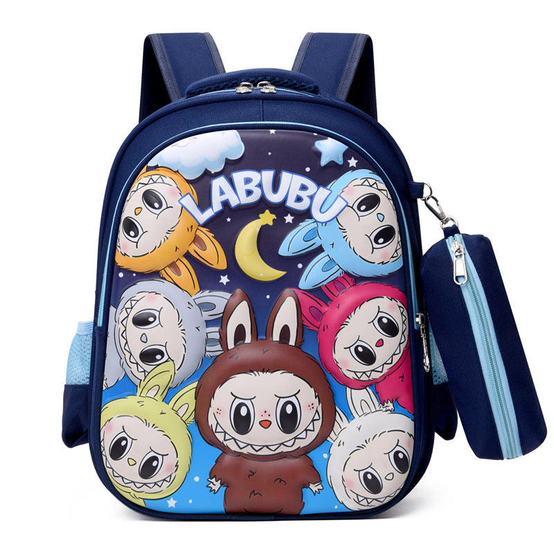 Automobiles Curtain Cloth Korean Style Large Kindergarten School Bags