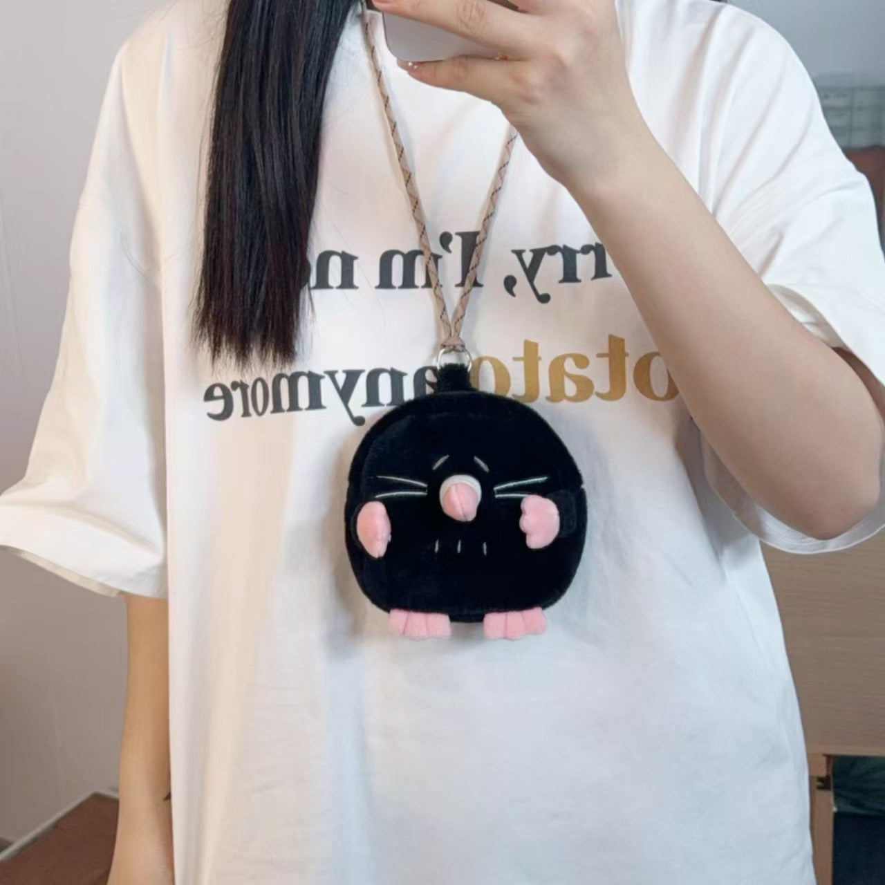 Mole Disk Couple Birthday Gift Plush Bags