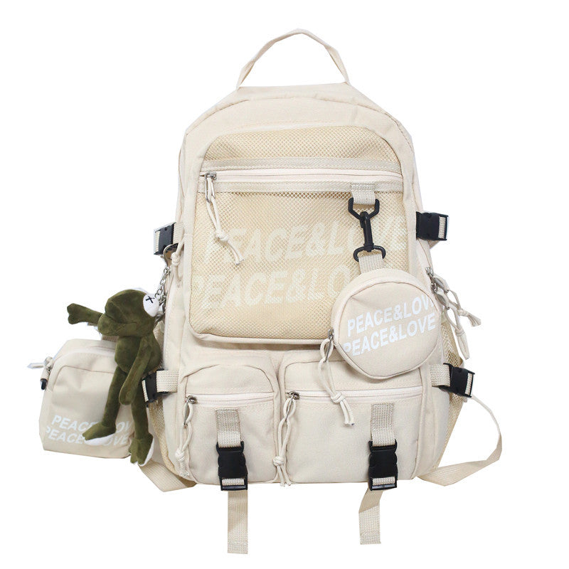 Large Capacity College Female Korean High Backpacks